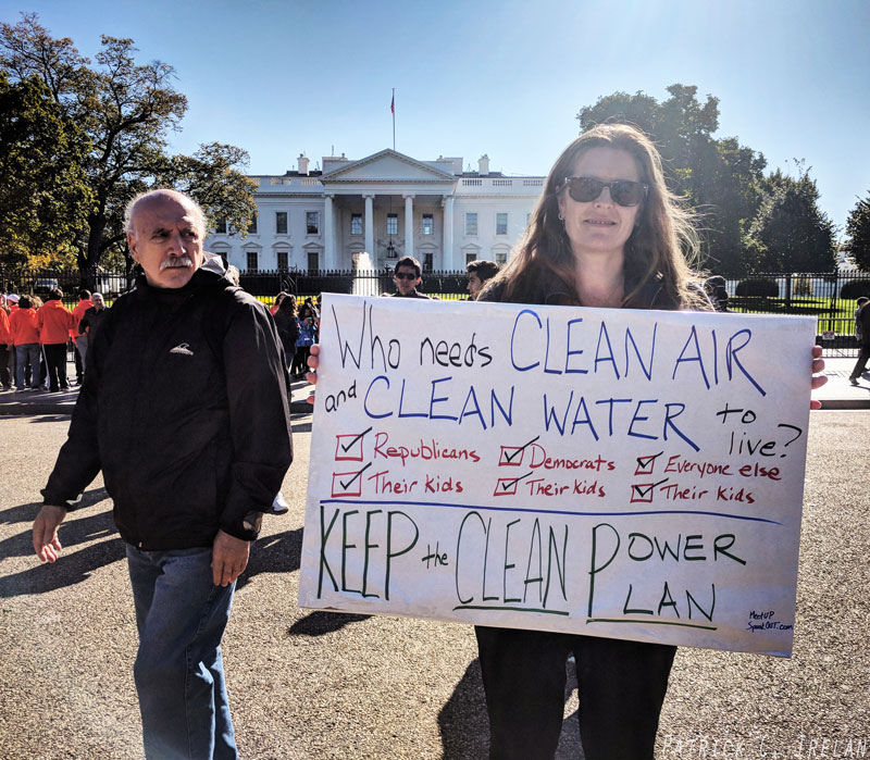 Keep the Clean Power Plan, White House, Washington, DC