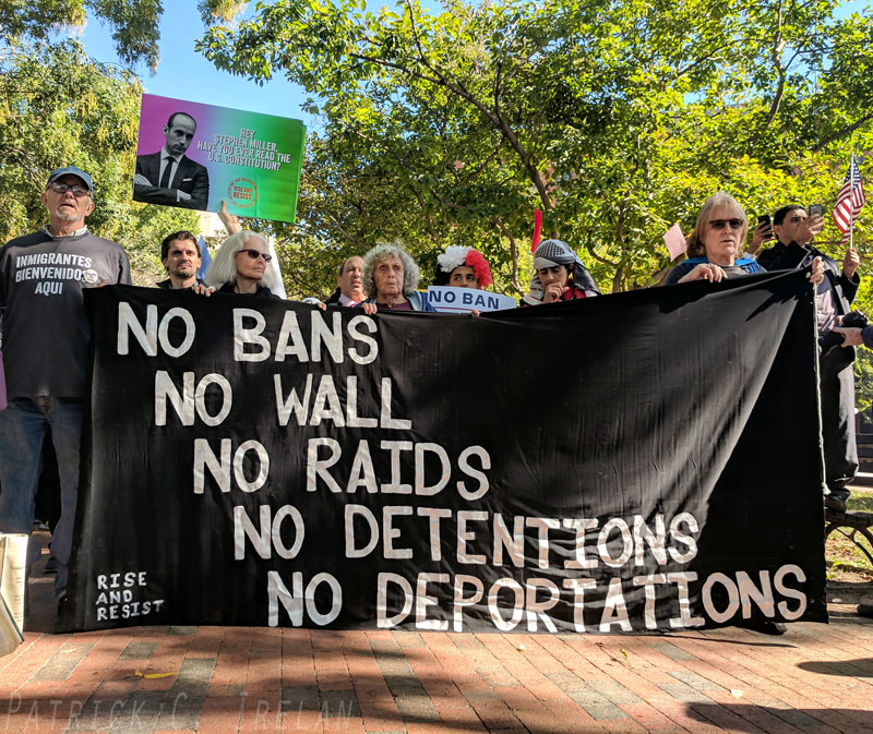 No Bans, #NoMuslimBanEver March, White House, Washington, DC