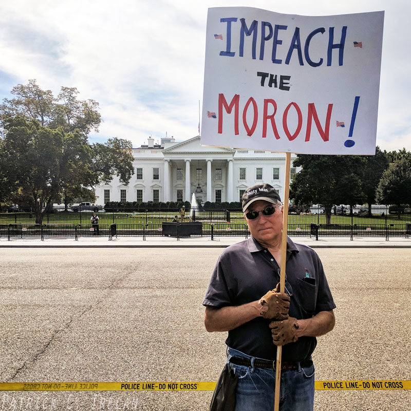 Impeach the Moron, White House, Washington, DC