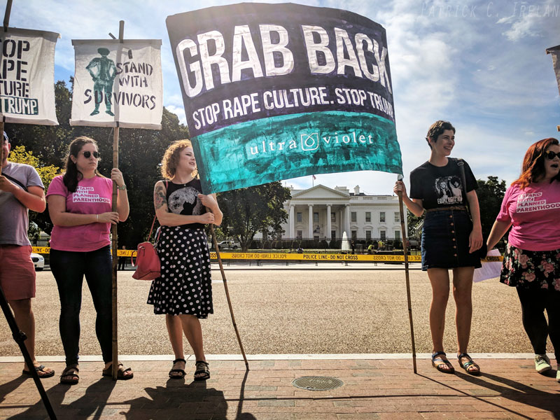 Stop Rape Culture – Stop Trump, White House, Washington, DC