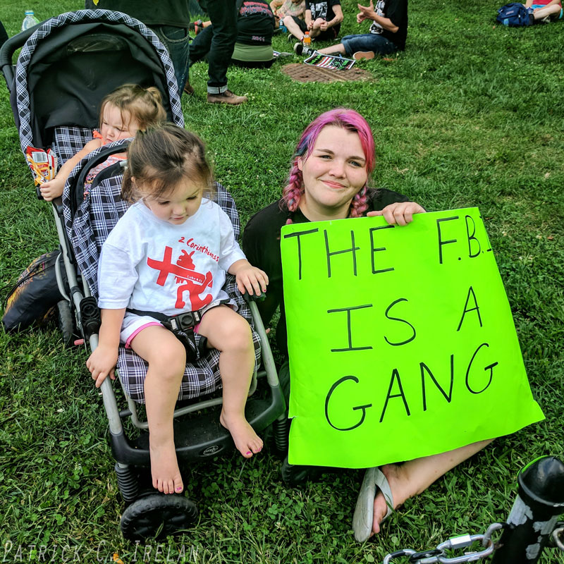 The FBI Is A Gang, Lincoln Memorial, Washington, DC
