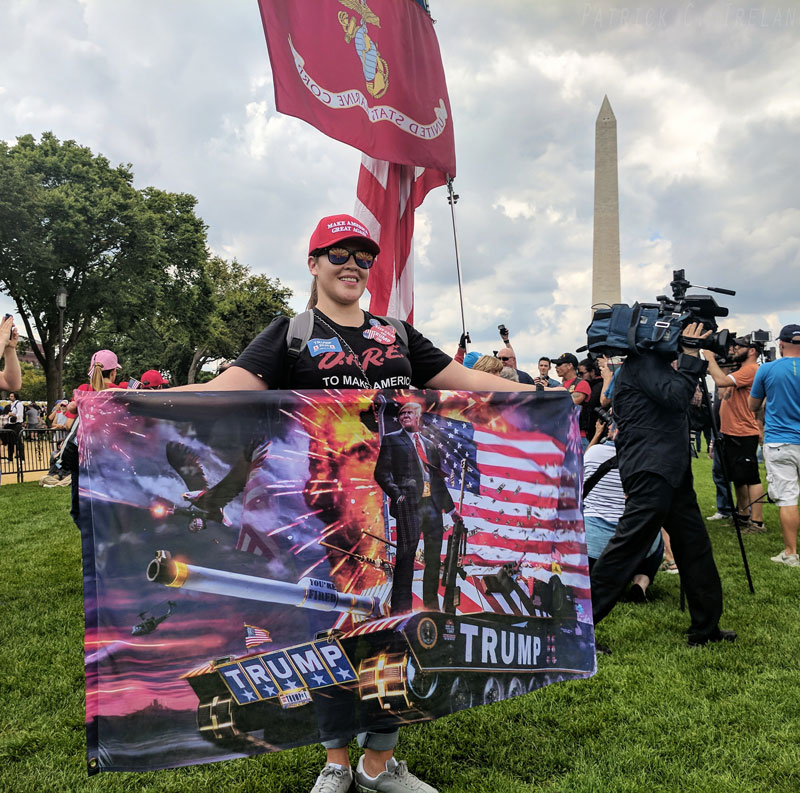 Trump Fan, National Mall, Washington, DC