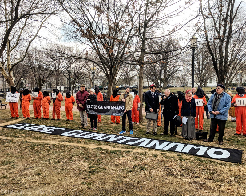 Close Guantanamo, White House, Washington, DC