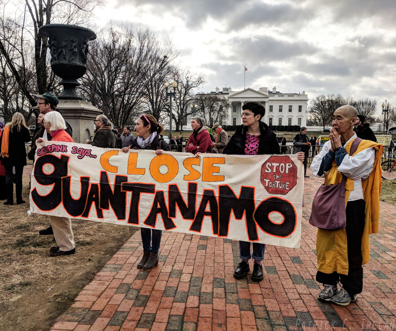 Close Guantanamo, White House, Washington, DC