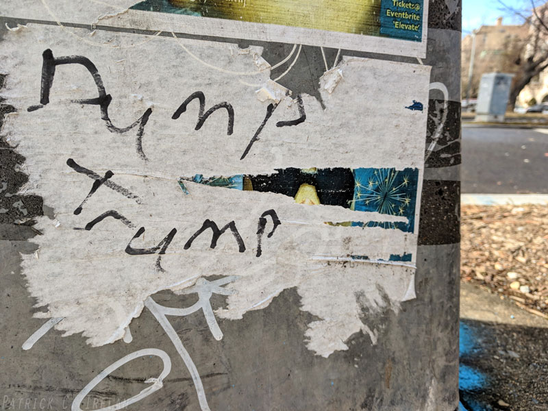 Dump Trump, Embassy Row, Washington, DC