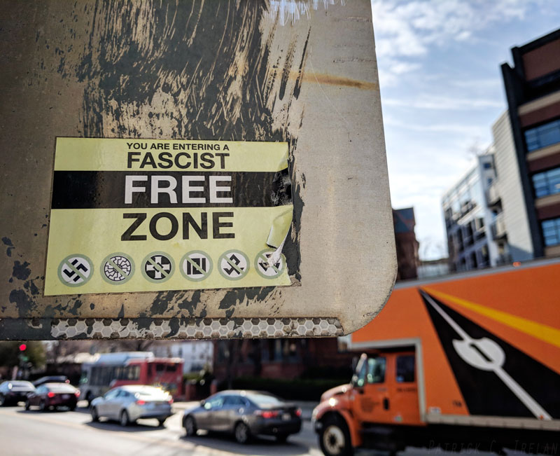 Fascist-Free Zone, Dupont Circle, Washington, DC
