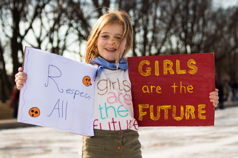 Girls are the Future, 2018 Women’s March, Washington, DC