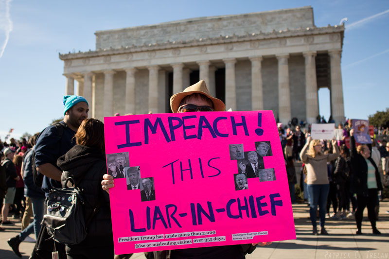Impeach This Liar-In-Chief, 2018 Women’s March, Washington, DC