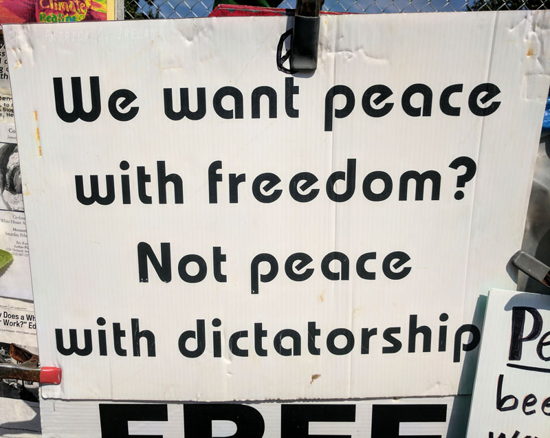 Peace with Freedom, White House, Washington, DC – Large