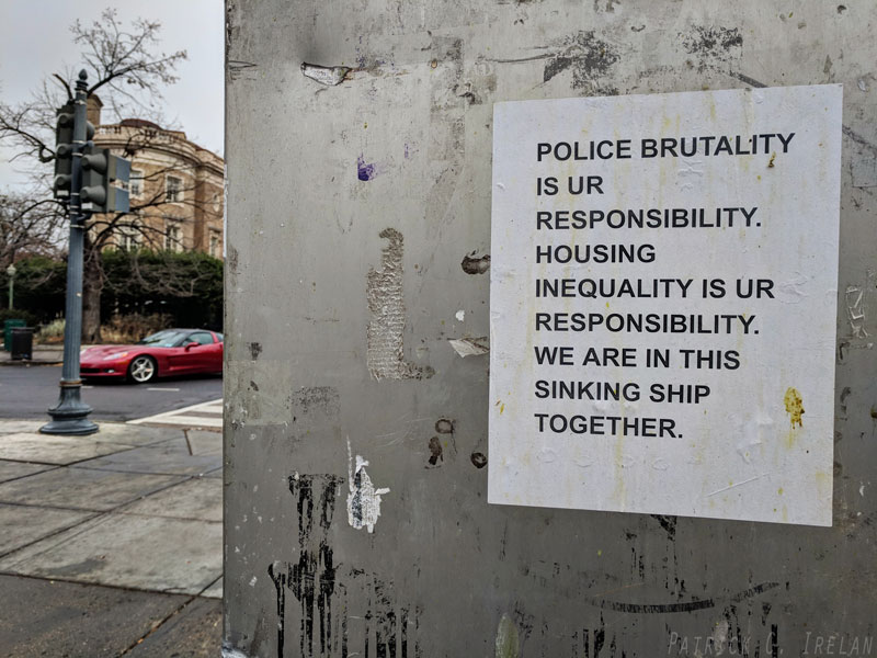 Police Brutality, Dupont Circle, Washington, DC