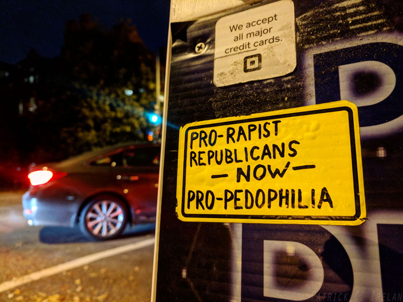 Pro-Rapist Republicans, Dupont Circle, Washington, DC
