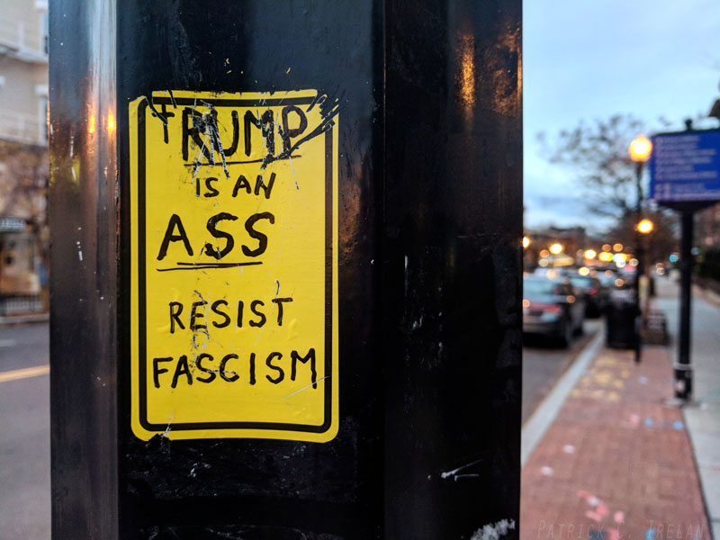 Resist Fascism, Dupont Circle, Washington, DC