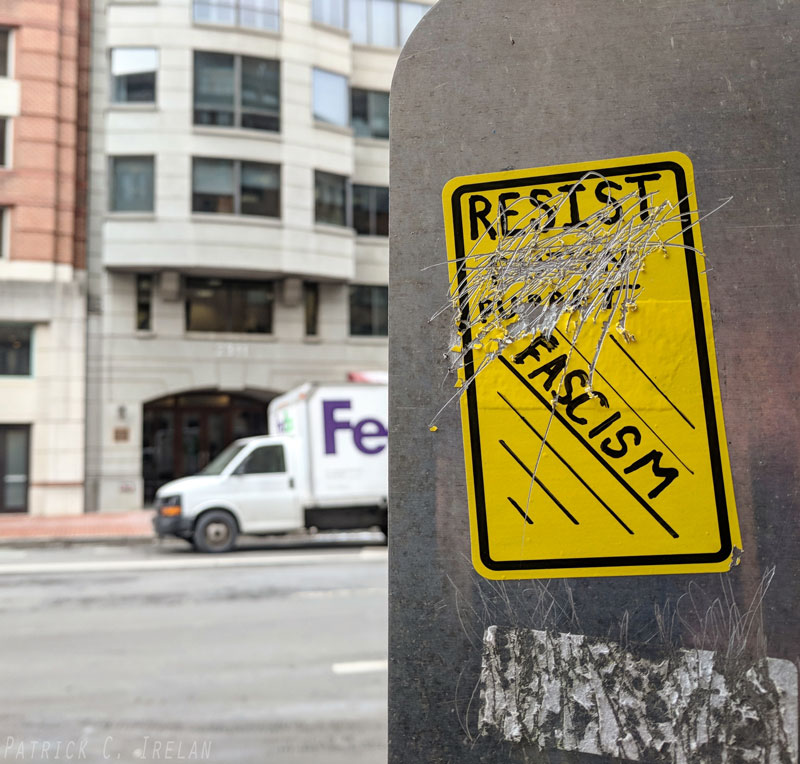Resist Fascism, West End, Washington, DC