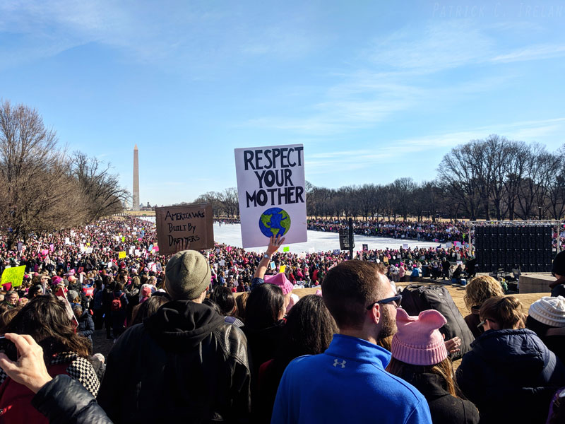 Respect Your Mother, 2018 Women’s March, Lincoln Memorial, Washington, DC