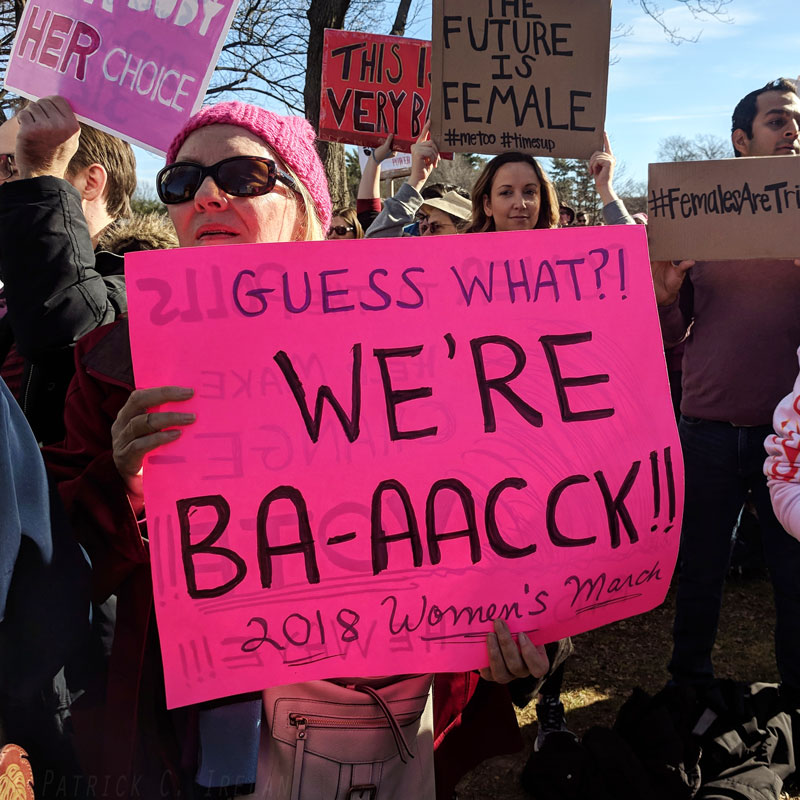 We’re Ba-aacck!!, 2018 Women’s March, Lincoln Memorial, Washington, DC