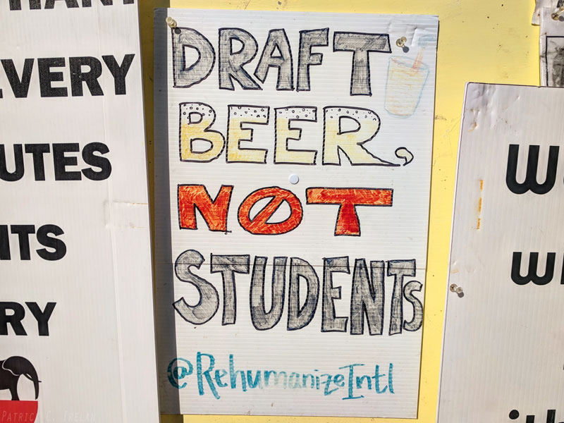 Draft Beer, Not Students, White House, Washington, DC