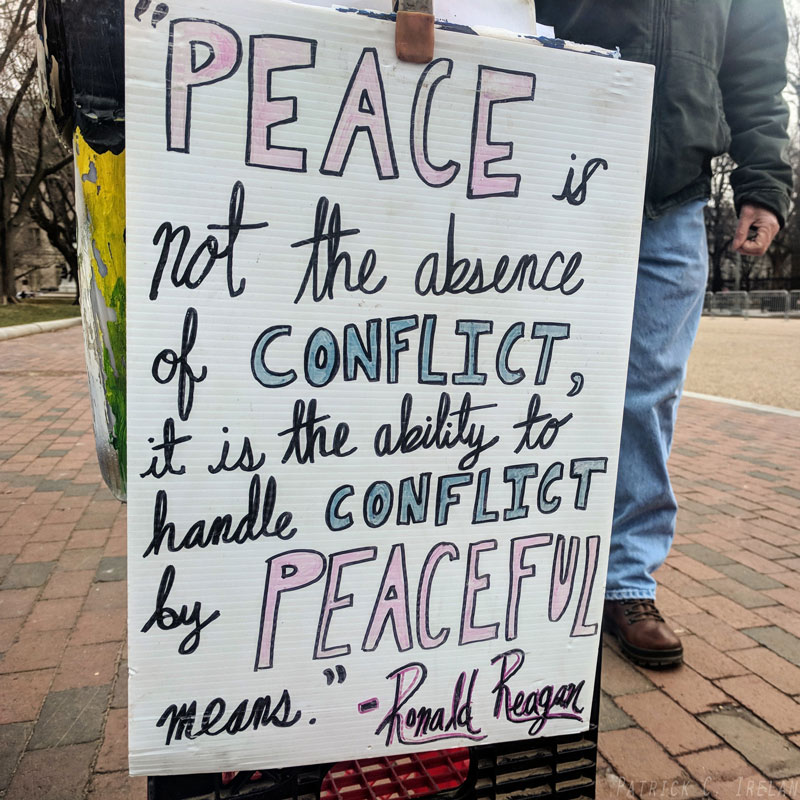 Peaceful Means, White House, Washington, DC